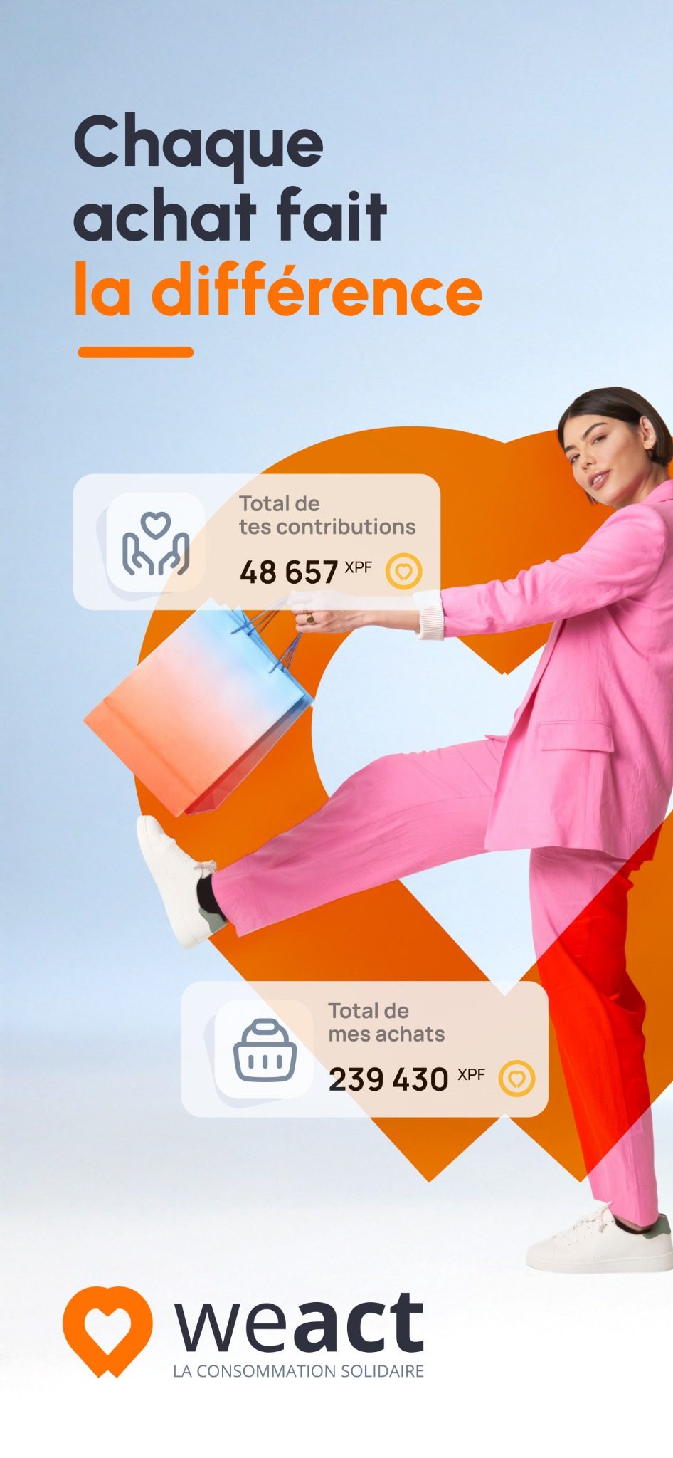 Chaque achat fait la différence avec WeAct